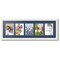ArtToFrames Collage Photo Picture Frame with 5 - 5x7 inch Openings, Framed in White with Over 62 Mat Color Options and Plexi Glass (CSM-3966-152)